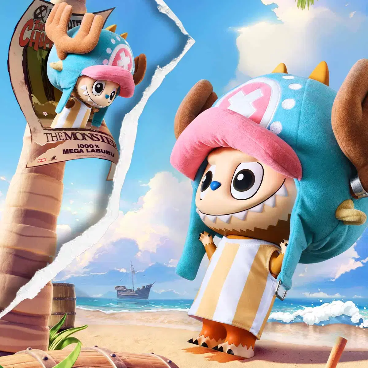 ONE PIECE トニートニー・チョッパー 400％ LABUBU ラブブ Labubu ラブブx One Piece CHOPPER チョッパー400% - メルカリ